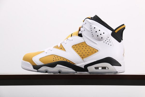 Air Jordan 6 Yellow Ochre 2024全新男女款白黃奧利奧籃球鞋