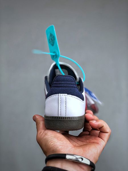 Adidas Originals Samba OG 2024新款男女生森巴舞系列低幫休閒運動板鞋