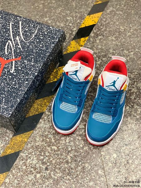 Air Jordan 4 Retro 2023新款 喬丹4代男女款藍白紅籃球鞋