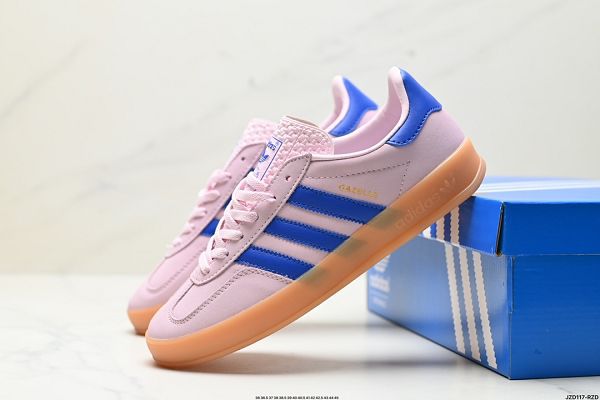 adidas Originals Gazelle INdoor 2024新款男女生三葉草休閒防滑耐磨低幫板鞋