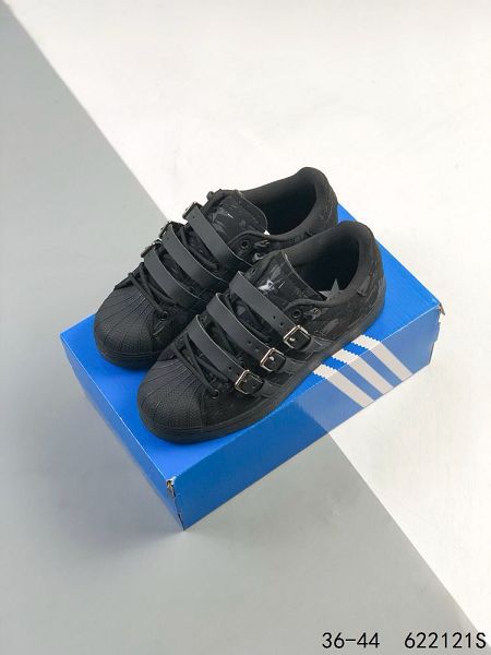 Adidas Superstar 2024男女款三葉草 皮帶扣 貝殼頭系列經典休閒運動板鞋