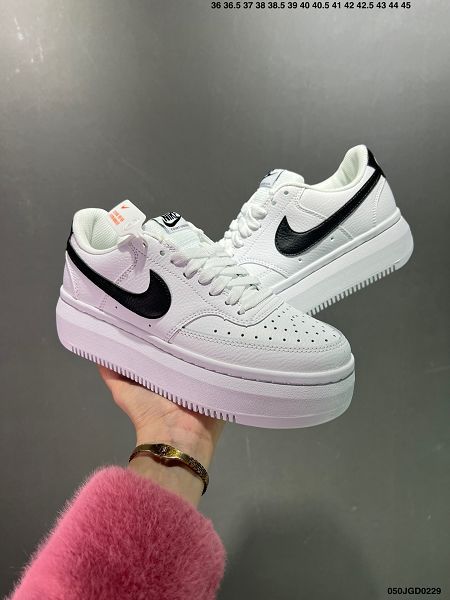 Nike Court Vision Alta LTR Low 2024新款男女生學院視覺阿爾塔系列鬆糕休閒運動皮革厚底板鞋