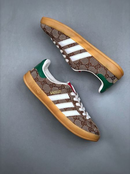 Adidas originals x Gucci Gazelle 2023新款 聯名經典男女款休閒板鞋