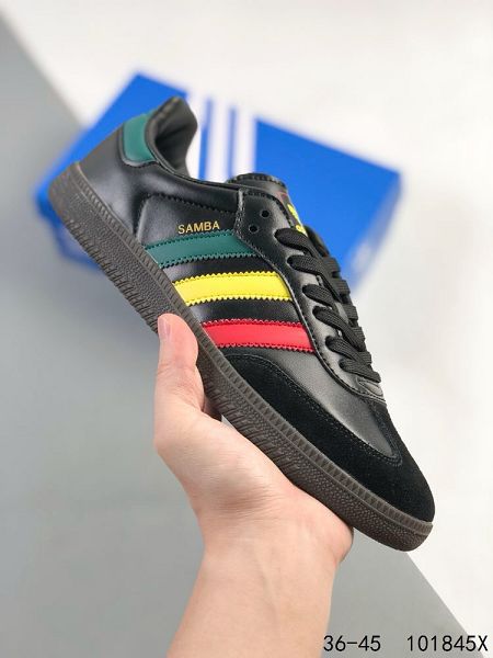 三葉草Adidas Samba Vegan OG 2024男女款桑巴舞系列低幫休閒運動板鞋