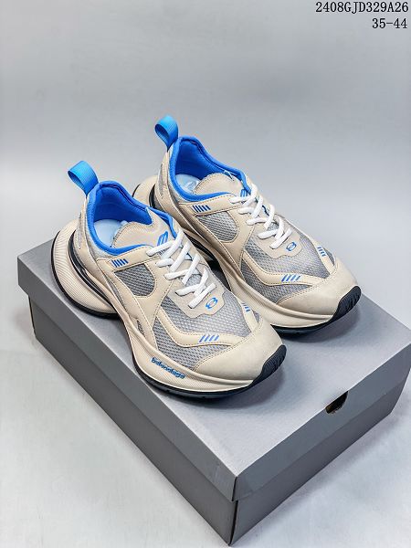 BALENCIAGA 3XL Sneakers 3+系列 2024男女生低幫復古闊型底姥爹風潮流百搭休閒慢跑鞋