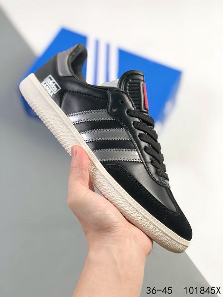 三葉草Adidas Samba Vegan OG 2024男女款桑巴舞系列低幫休閒運動板鞋