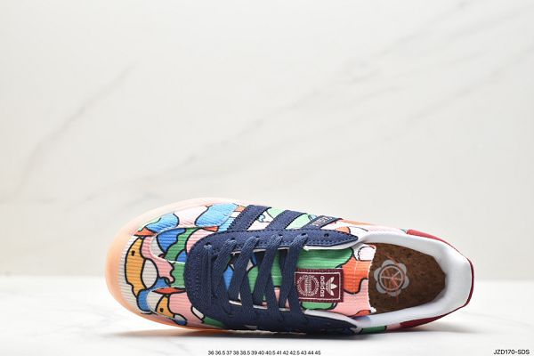 Adidas Originals Gazelle Indoor 三葉草復古防滑耐磨低幫板鞋 2024新款情侶鞋