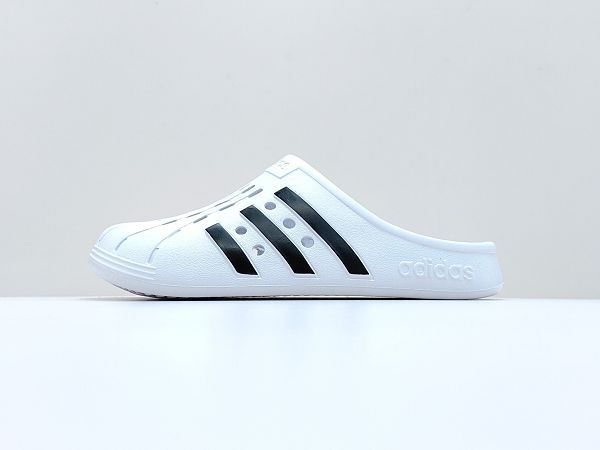 Adidas 休閒運動鴨掌鞋 男女休閒鞋 黑白+白黑色