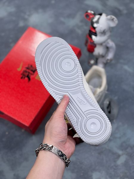 Nike Air Force 1 '07 Low Gucci聯名創作 中國年限定-灰龍2024全新男女款板鞋