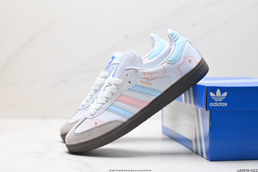 Adidas Originals Samba OG 2024新款男女生系列低幫休閒運動板鞋