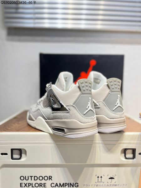Air Jordan 4 Retro Frozen Moments 電鍍銀 2024全新男女款籃球鞋