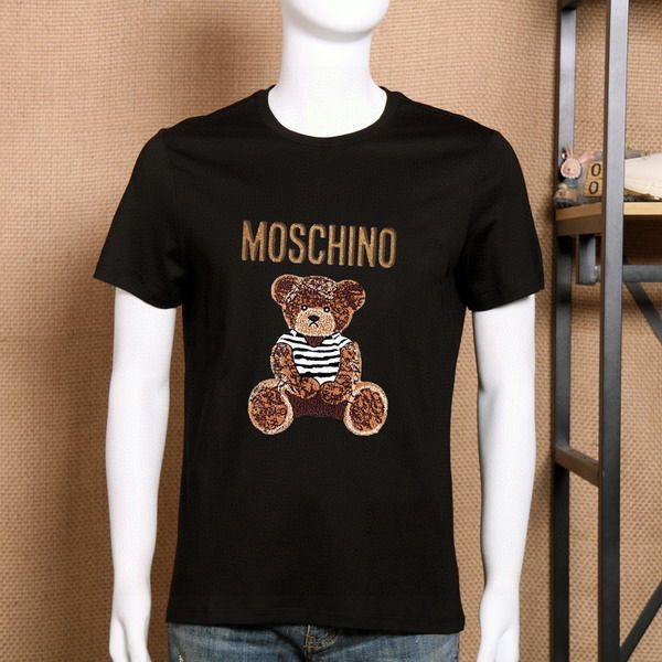 moschino短t 2022新款 莫斯基诺絲光棉圓領短袖T恤 MG0516款