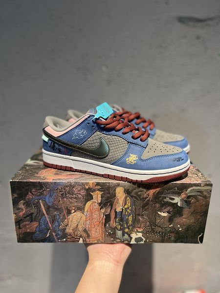 Nike Dunk Low NO.205 黑神話悟空 祥雲龍紋 遊戲主題 解構復古減震耐磨輕便低幫板鞋 2024男女同款