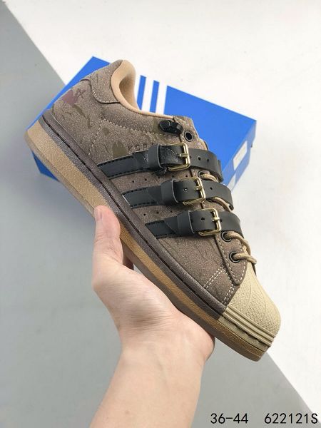 Adidas Superstar 2024男女款三葉草 皮帶扣 貝殼頭系列經典休閒運動板鞋