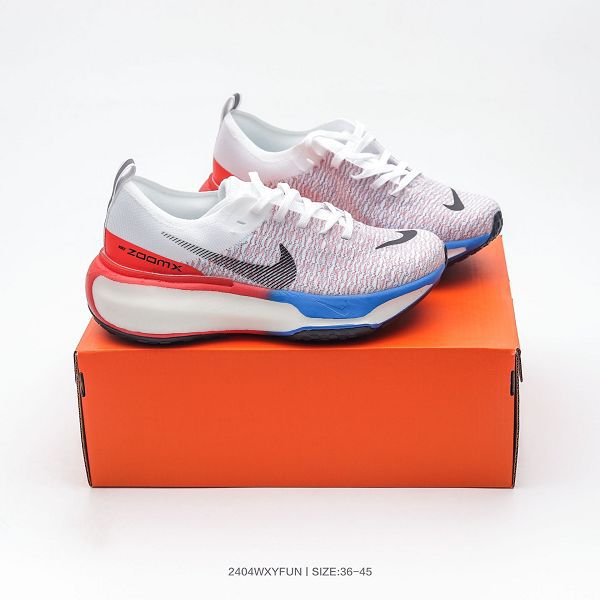 Nike ZoomX Invincible Run Flyknit 3 不可戰勝3代系列 輕量飛織低幫慢跑鞋 2024新款情侶鞋