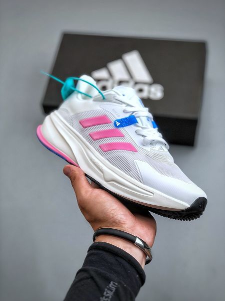 Adidas SUPERNOVA Rise M減震回彈爆米花透氣休閒跑步鞋 2024新款男鞋