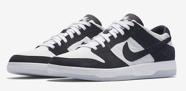 nike sb dunk low elite 2017新款 网面透气时尚情侣款板鞋 黑白色