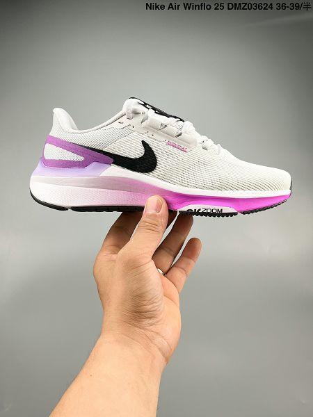 Nike Air Zoom Winflo 25 網透面氣 訓跑練步鞋 2024新款女鞋