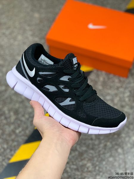 Nike Free RN 2.0 2021新款 赤足2.0系列超輕量透氣男女款慢跑鞋
