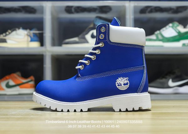 Timberland 2024最新男女款 採用磨砂皮革鞋面 防滑靴子