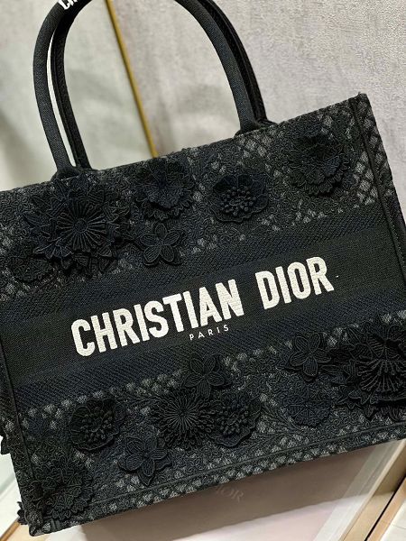 Dior包包 迪奧2023新款手提包 DS1286中號購物袋單肩斜挎包