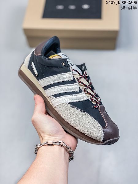 Song for the Mute x Adidas Country OG SFTM-003系列低幫經典復古德訓阿甘風休閒運動慢跑鞋 2024新款男女鞋