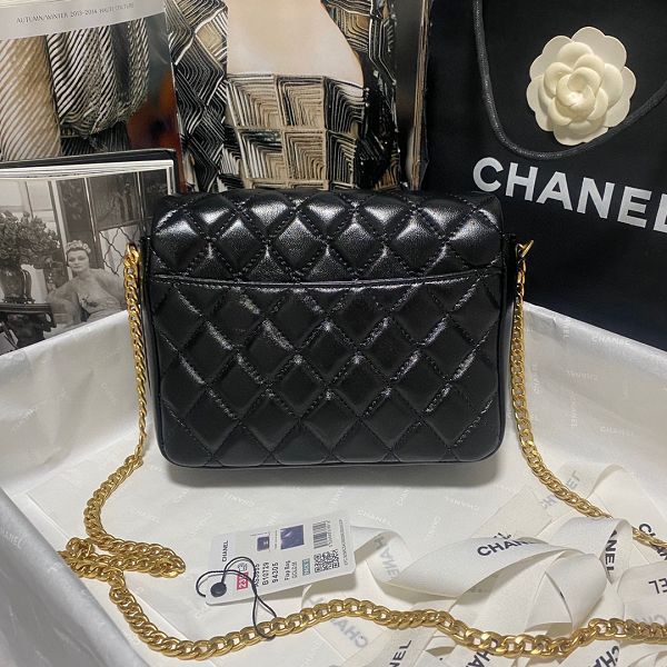 chanel包包 香奈兒2023新款手提包 DSAs3855時尚翻蓋單肩斜挎包