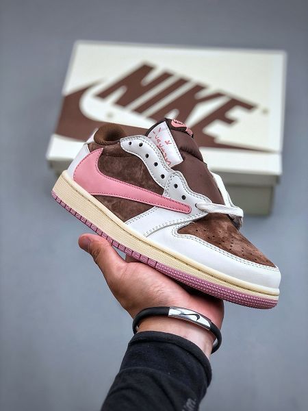 Travis Scott x Nike Air Jordan 1 Low x Louis Vuitton 2024最新情侶款運動板鞋