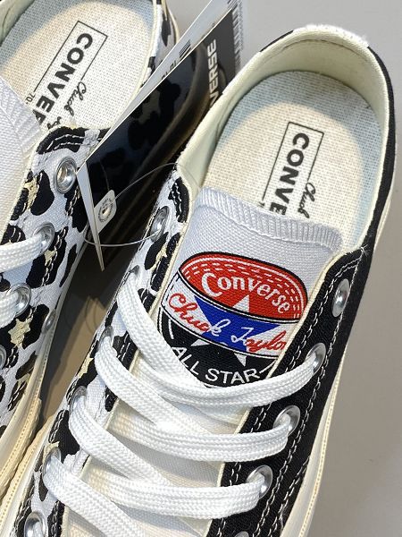 Converse Chuck 70s OX 2020新款 匡威豹紋拼接情侶款帆布板鞋