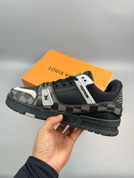 Louis Vuitton Trainer Sneaker Low 2024新款男女休閒運動文化百搭板鞋