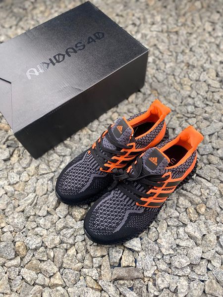 Adidas Alphaedge 4D 2021新款 鏤空男生休閒慢跑鞋 帶半碼