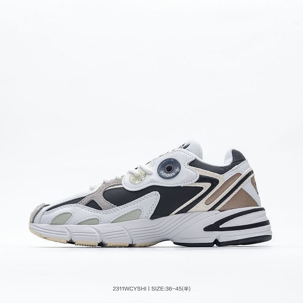Adidas Originals Astir Cclear brownwhiteGold metallic 系列 2023全新男女款老爹風復古透氣緩震慢跑鞋