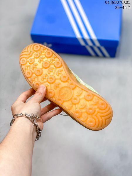 adidas originals Gazelle Indoor 半水晶底運動鞋 2024新款情侶鞋