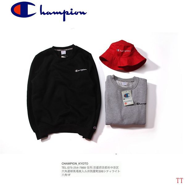 champion衣服 2016秋冬新款 冠军小logo印花纯色简约纯棉男生卫衣圆领