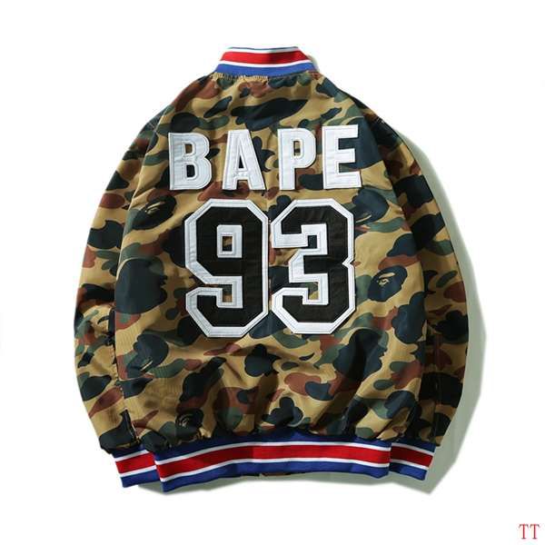 bape衣服 2018新款 迷彩93号男生棒球服夹克外套