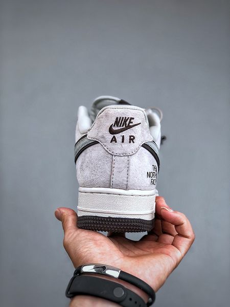 Nike Air Force 1 Low 07 x CDG x The North Face 2024新款男女白灰色休閒鞋