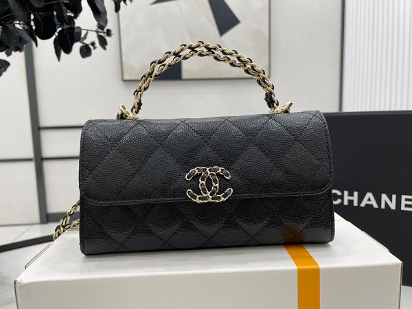 chanel包包 香奈兒2023新款手提包 DSAP3238牛皮單肩斜挎包