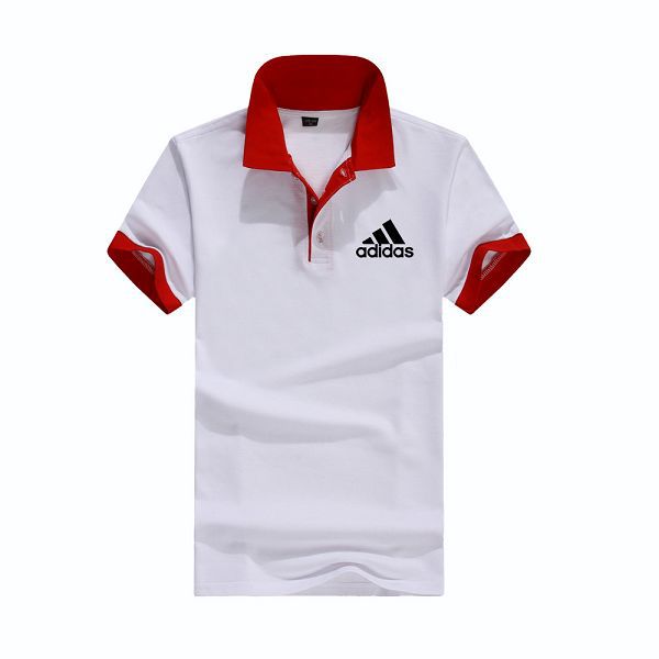 adidas 衣服 2017新款 斜杠logo时尚男生休闲短袖polo