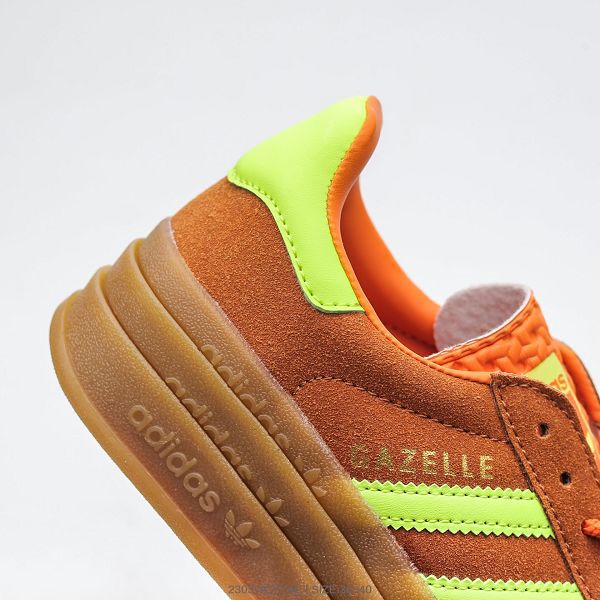 Adidas Originals Gazelle Bold 2023新款 三葉草厚底休閒防滑耐磨女款低幫板鞋