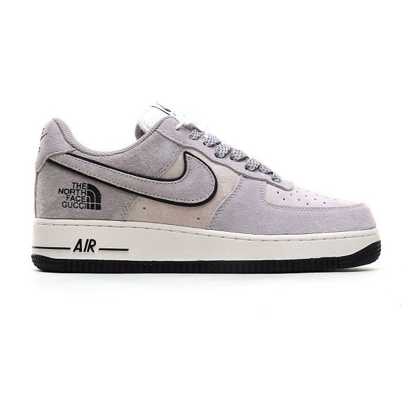 Nike Air Force 1 Low 07 x The North Face 灰黑色麂皮板鞋 2024新款男女鞋