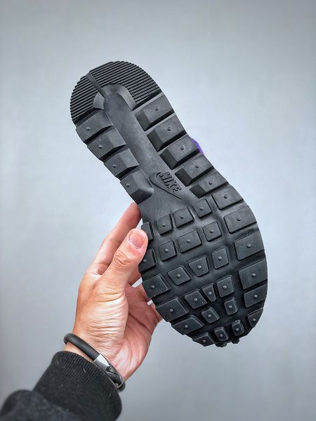 Sacai x VaporWaffle 華夫三代3.0 走秀重磅聯名 紫黃色 情侶鞋運動鞋