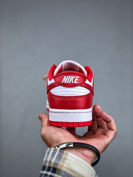 Nike Dunk Low SB 低幫滑板鞋系列 2023全新男女款白紅色婚慶主題滑板鞋