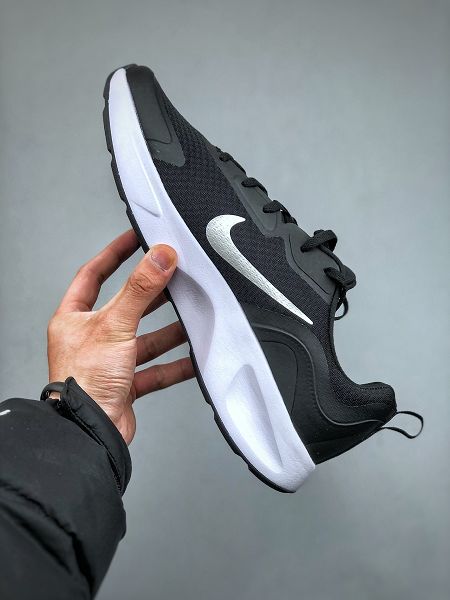 Nike Wearallday 2024全新男女款潮流黑白軟底輕便緩震跑步鞋
