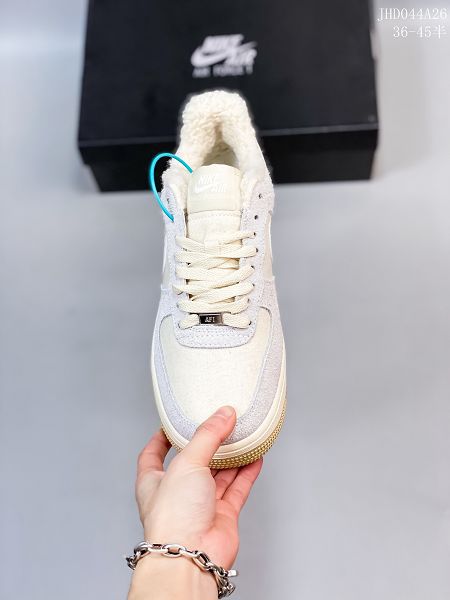 Nike Air Force 07 2021新款 加絨加厚保暖低幫男女款休閑板鞋