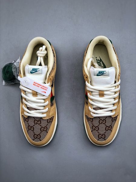 NIKE SB Dunk Low x GUCCI 高端定製古馳配色 2024新款男女生板鞋