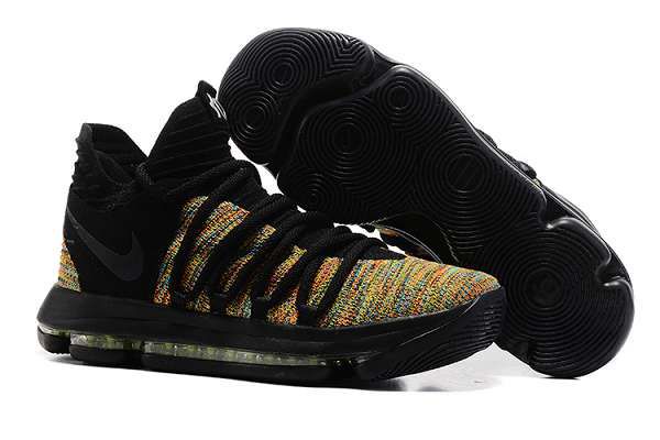 nike kd 10 anniversary 2017夏日配色 杜兰特10代彩虹网面透气时尚男