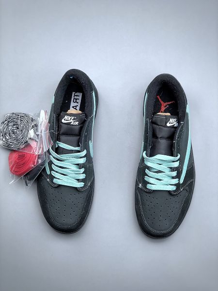 Travis Scott x Tiffany & Co. x Nike Air Jordan 1 2023新款 喬丹1代男女款運動籃球鞋