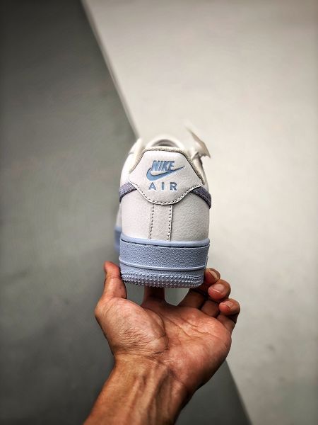 Nike Air Force 1 Hydrogen Blue 2021新款 男女生休閒板鞋 帶半碼