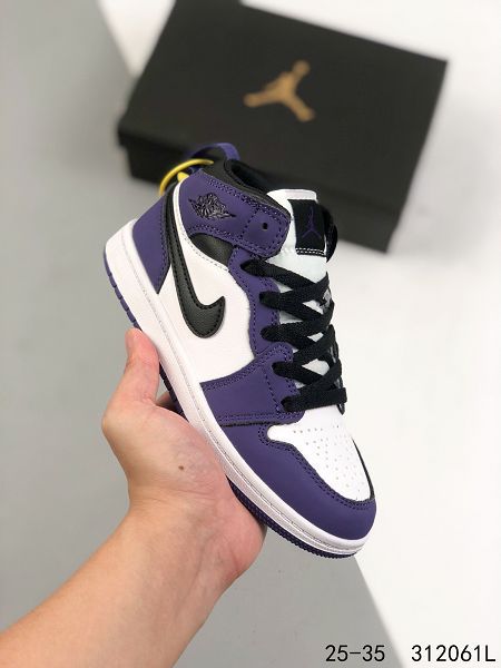Nike Air Jordan 1 2021新款 喬丹1代潮流文化童款籃球鞋