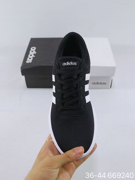 Adidas NEO系列 2021新款 男女生低幫耐磨透氣休閑跑步鞋